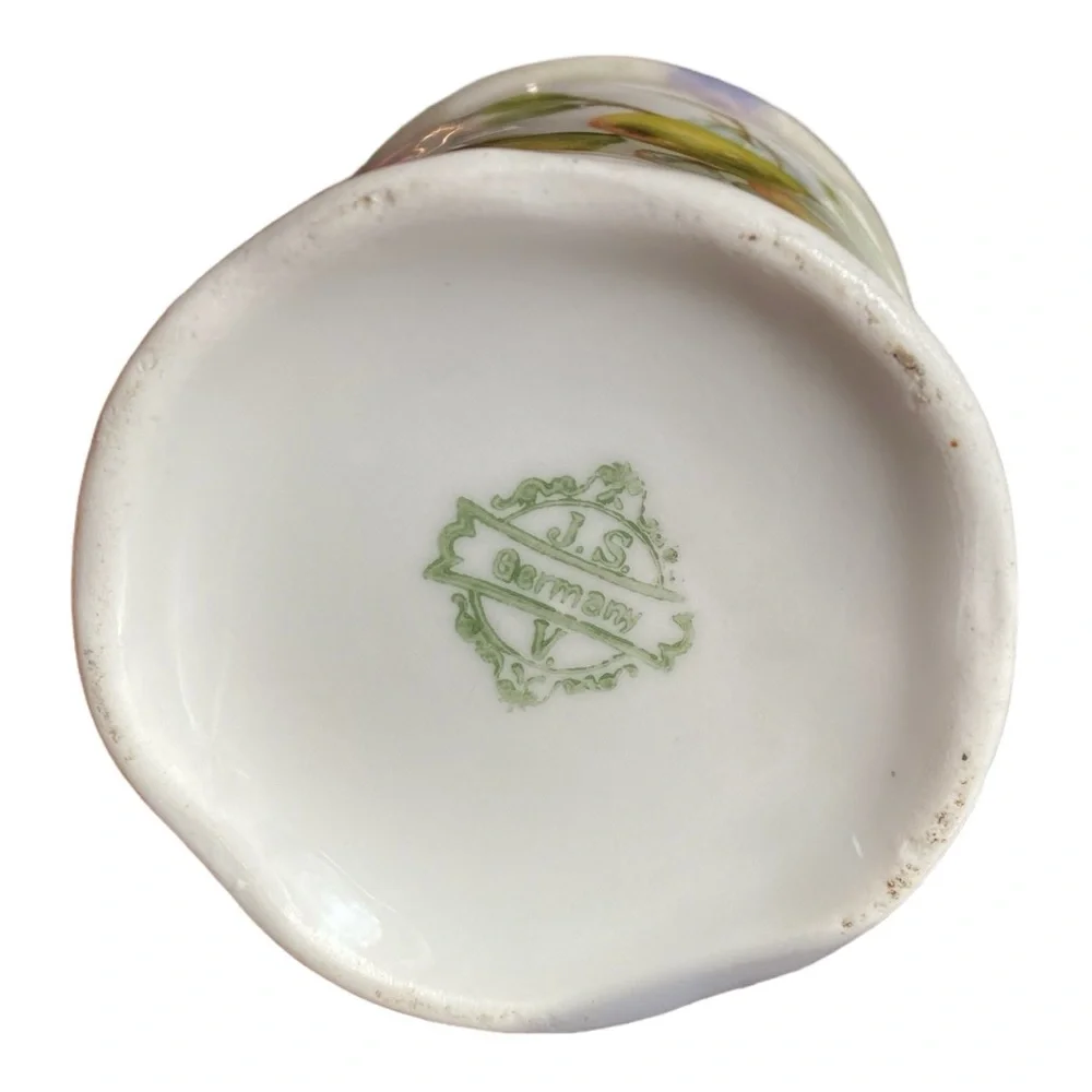 Antique Johann Seltmann Vohenstrauss Bavaria Pear Porcelain Mug 1911-1932
